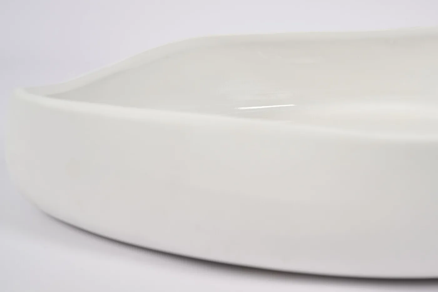 Plats|Plats<Flamant TIFFANY, coupe, céramique, , L Blanc