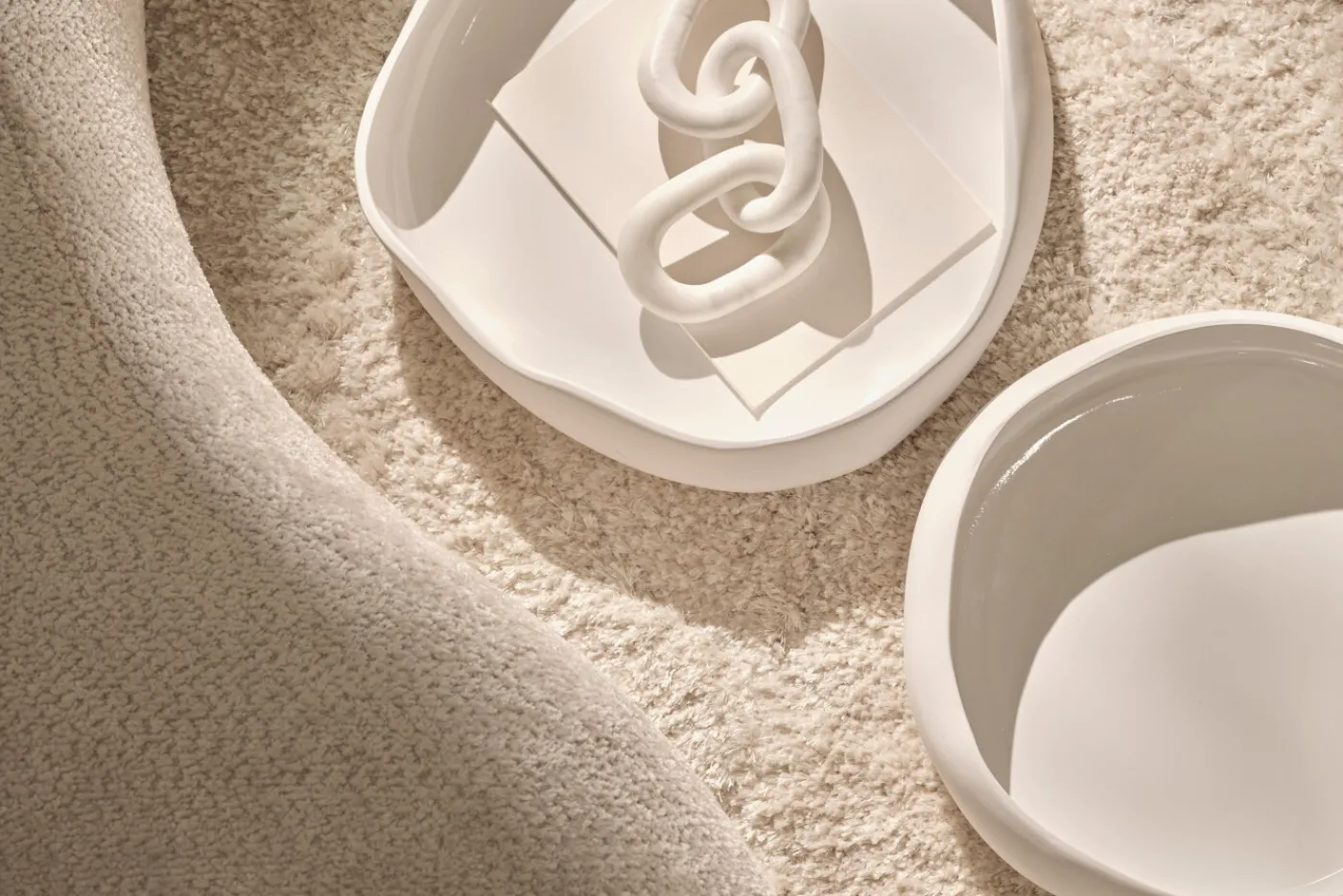 Plats|Plats<Flamant TIFFANY, coupe, céramique, , S Blanc