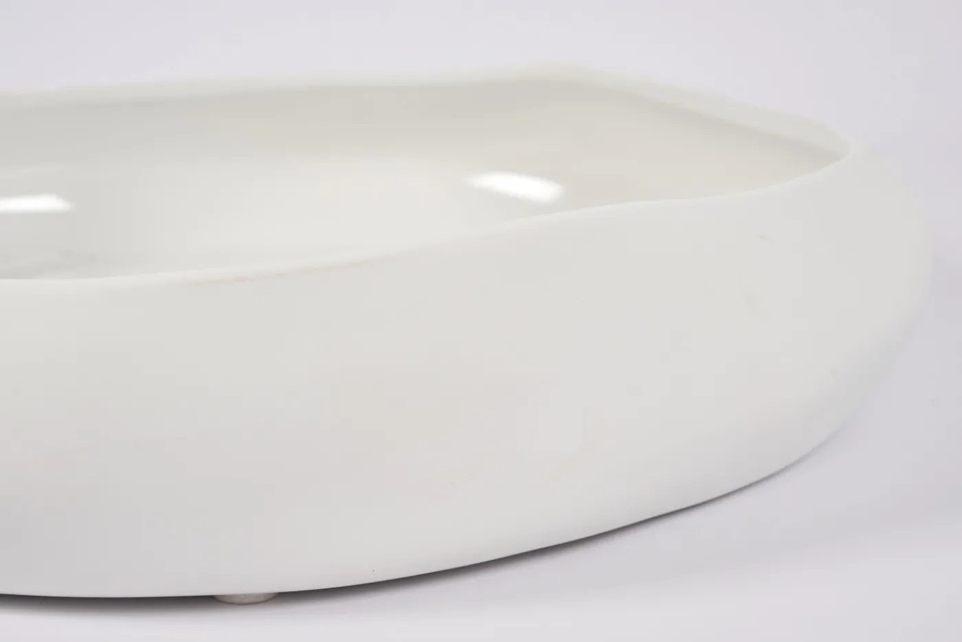 Plats|Plats<Flamant TIFFANY, coupe, céramique, , S Blanc