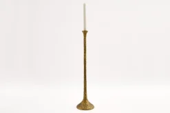 Chandeliers|Chandeliers<Flamant TIGRIS, bougeoir, métal, L Or