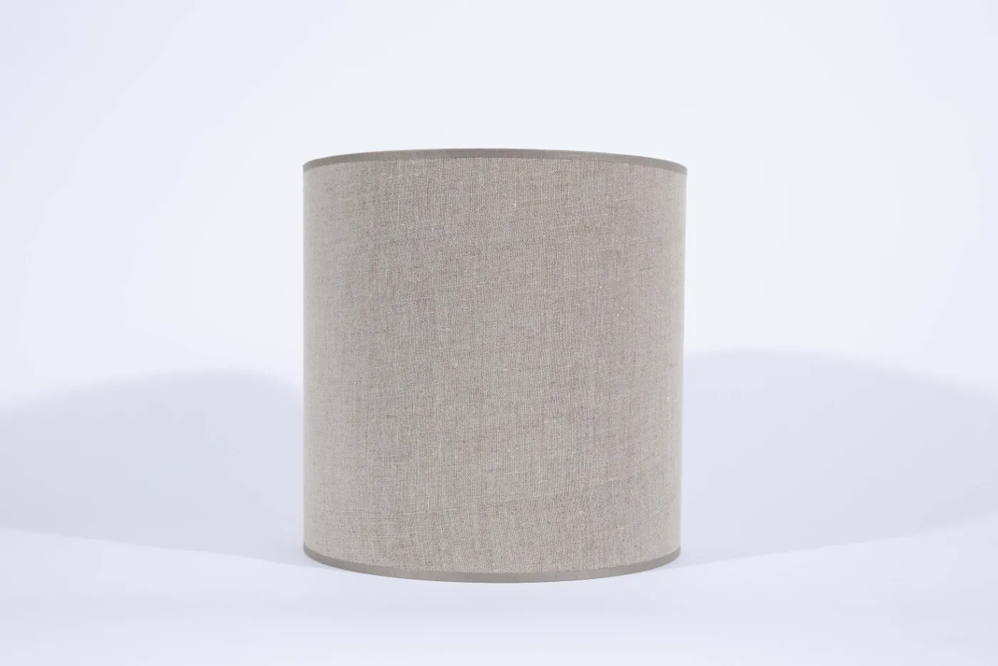 Abat-Jour|Luminaire<Flamant TINTO, abat-jour, naturel et argent, cylindrique, 30 cm h 30 cm Blanccassé