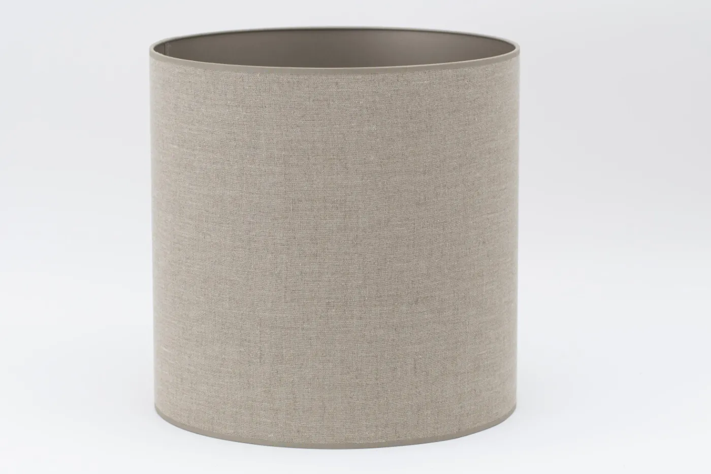 Abat-Jour|Luminaire<Flamant TINTO, abat-jour, naturel et argent, cylindrique, 40 cm h 40 cm Blanccassé