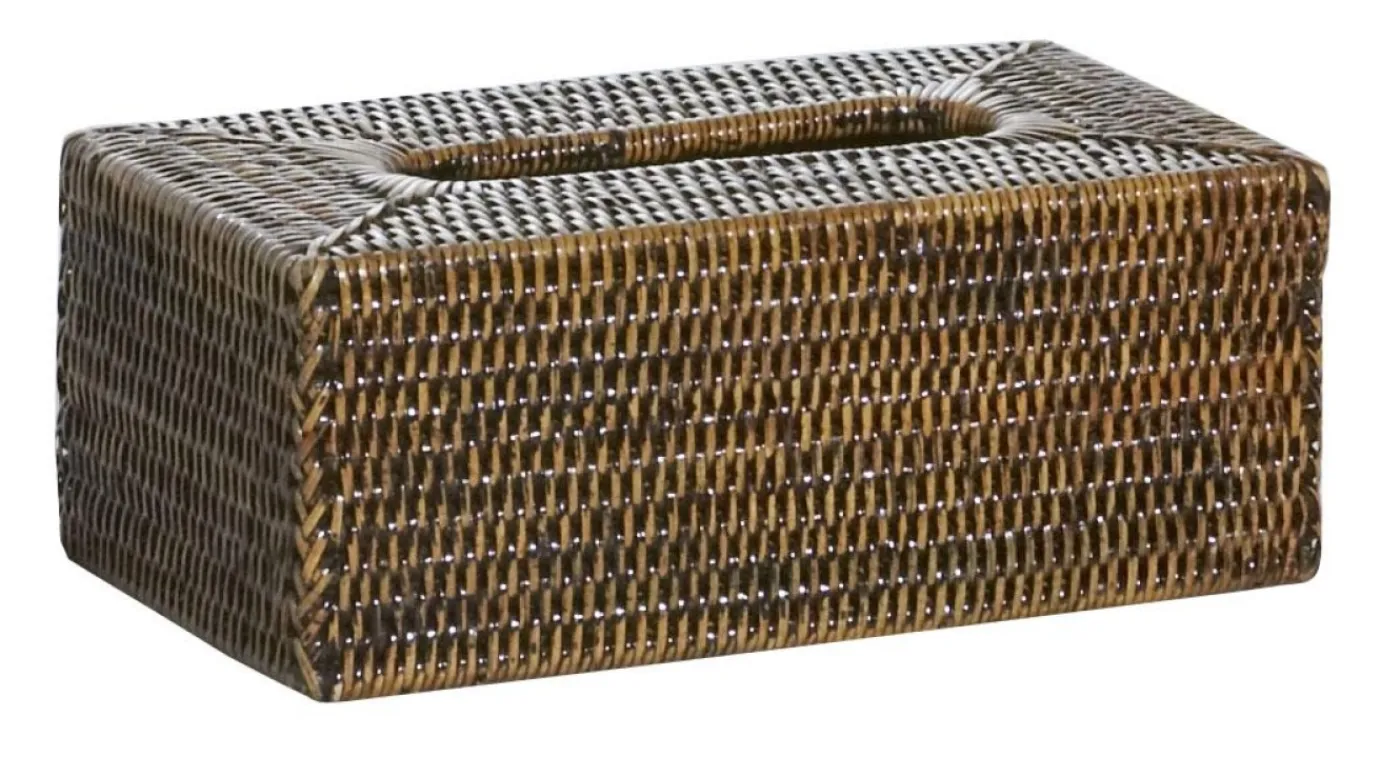 Paniers|Décoration<Flamant TOGO, boîte à mouchoirs, tressé Brun