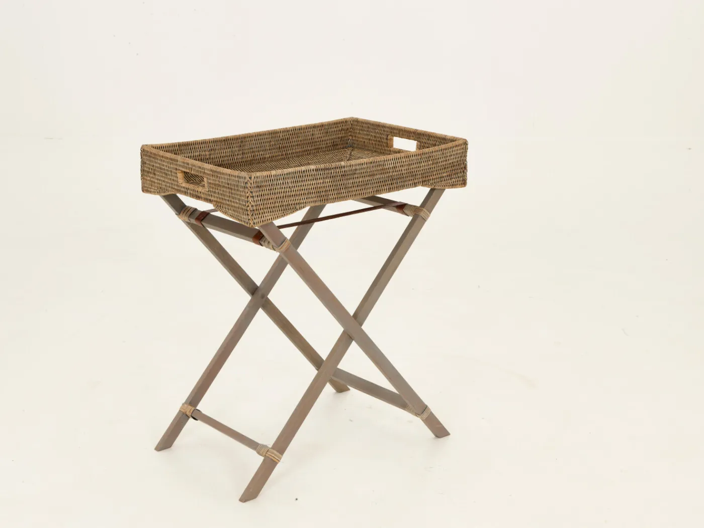 Tables D’Appoint & Consoles|Tables D’Appoint & Consoles<Flamant TOGO, butler tray, tressé, Gris
