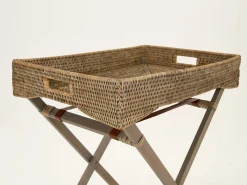 Tables D’Appoint & Consoles|Tables D’Appoint & Consoles<Flamant TOGO, butler tray, tressé, Gris