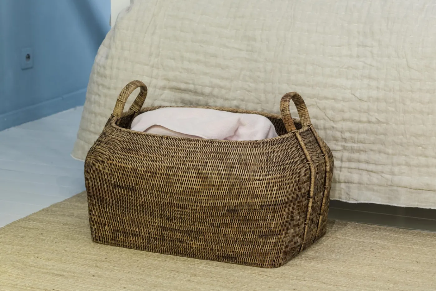 Paniers|Décoration<Flamant TOGO, panier, tressé Brun