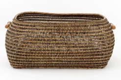Paniers|Décoration<Flamant TOGO, panier, tressé, L Brun