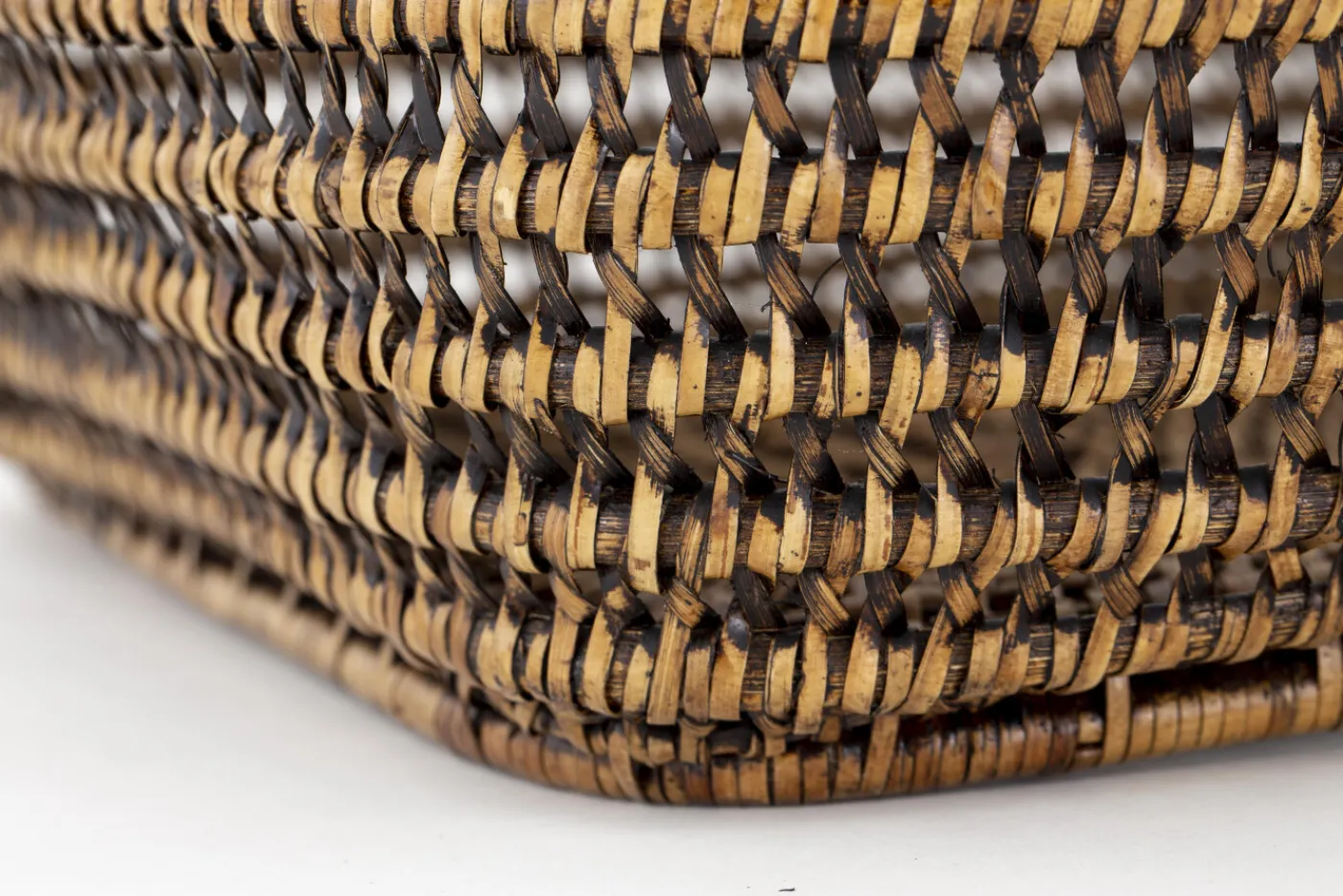 Paniers|Décoration<Flamant TOGO, panier, tressé, L Brun