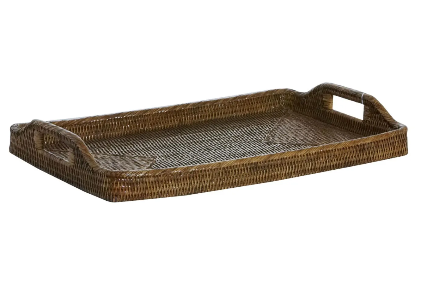 Plateaux|Accessoires<Flamant TOGO, plateau, tressé Brun