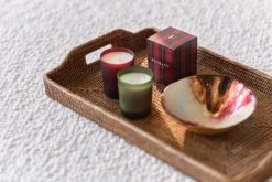 Plateaux|Accessoires<Flamant TOGO, plateau, tressé Brun
