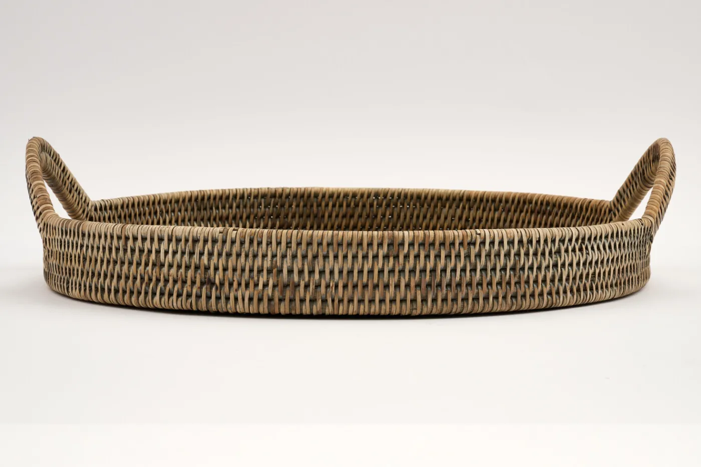 Plateaux|Accessoires<Flamant TOGO, plateau, tressé, , Ø45 Gris