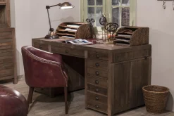 Décoration|Décoration De Bureau<Flamant TOGO, porte-revues, tressé Brun