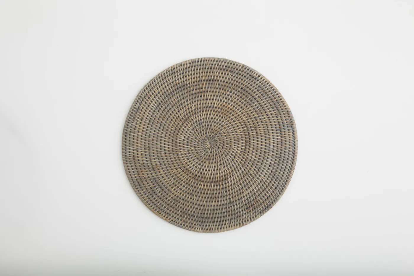 Sets De Table Et Porte-Couverts|Textile<Flamant TOGO, sous-plat, tressé, , rond Gris