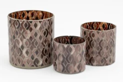 Porte Bougie, Chauffe-Plats Et Photophores|Porte Bougie, Chauffe-Plats Et Photophores<Flamant TOILE, photophore, verre, S Pourpre