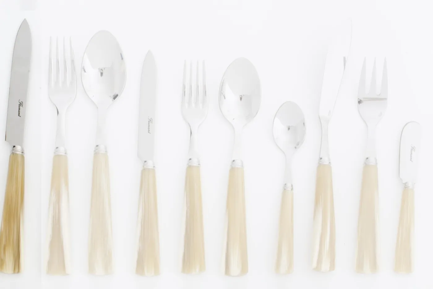 Couverts|Couverts<Flamant TONDO, couteau de table Mixte