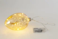 Boules De Noël|Boules De Noël<Flamant TONELLE, pendentif Noël, ambre, avec leds Brun