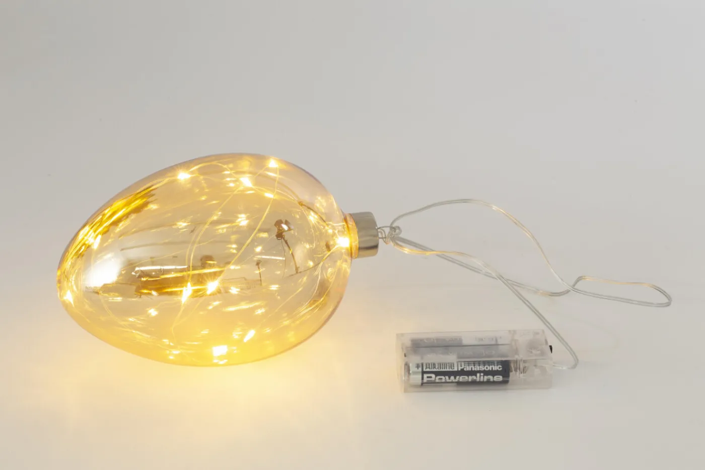 Boules De Noël|Boules De Noël<Flamant TONELLE, pendentif Noël, ambre, avec leds Brun