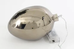 Boules De Noël|Boules De Noël<Flamant TONELLE, pendentif Noël, , avec leds Gris