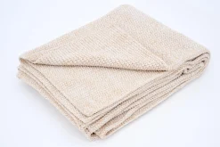 Plaids Et Couvre-Lits|Plaids Et Couvre-Lits<Flamant TOULOUSE, plaid, beige Blanccassé