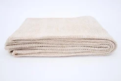 Plaids Et Couvre-Lits|Plaids Et Couvre-Lits<Flamant TOULOUSE, plaid, beige Blanccassé