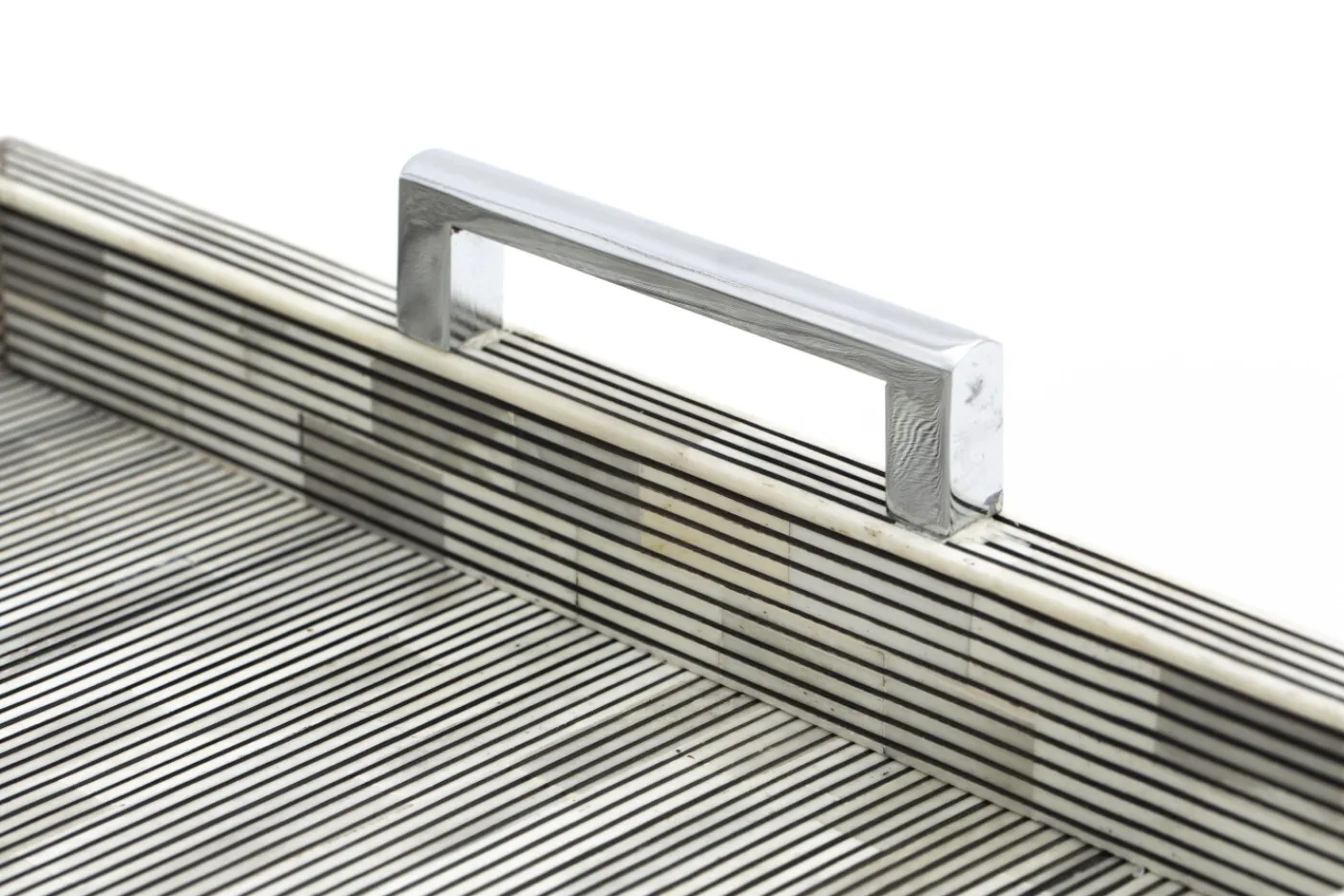 Accessoires|Plateaux<Flamant TREBALE, plateau, os, 2 poignées Gris