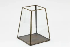 Porte Bougie, Chauffe-Plats Et Photophores|Porte Bougie, Chauffe-Plats Et Photophores<Flamant TRENADO, photophore, fer et verre, S Transparent