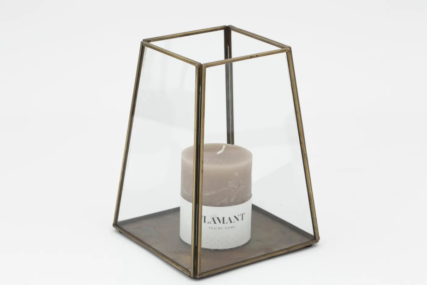 Porte Bougie, Chauffe-Plats Et Photophores|Porte Bougie, Chauffe-Plats Et Photophores<Flamant TRENADO, photophore, fer et verre, S Transparent