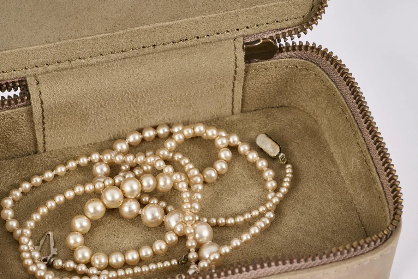 Paniers|Décoration<Flamant TUSCON, boîte à bijoux, cuir Brun