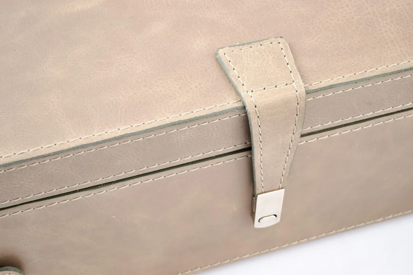 Paniers|Décoration<Flamant TUSCON, boîte à bijoux, cuir Brun