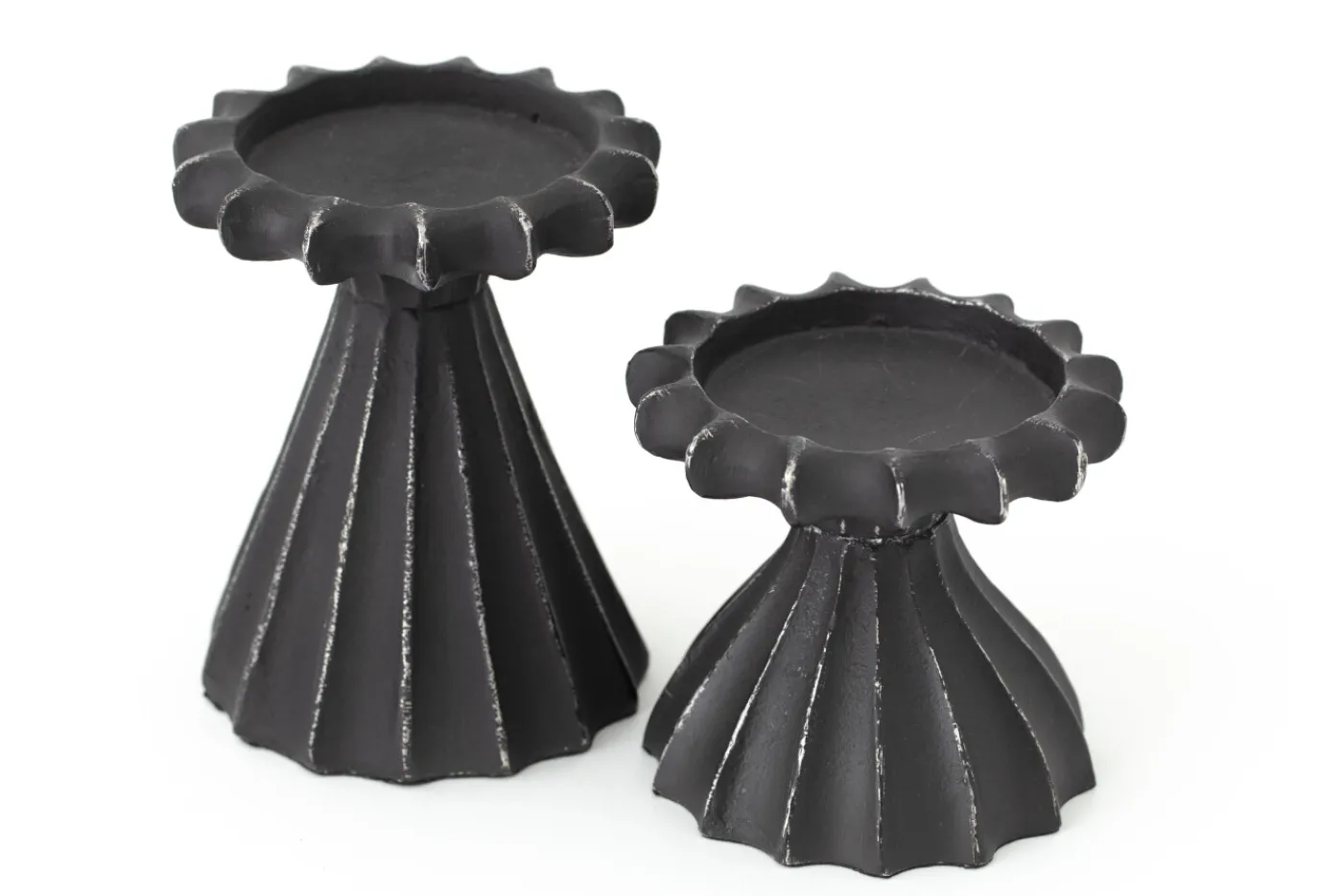 Chandeliers|Chandeliers<Flamant ULRIK, bougeoir, métal, S Noir