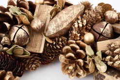 Couronnes De Noël|Couronnes De Noël<Flamant VENETO, guirlande, L Or