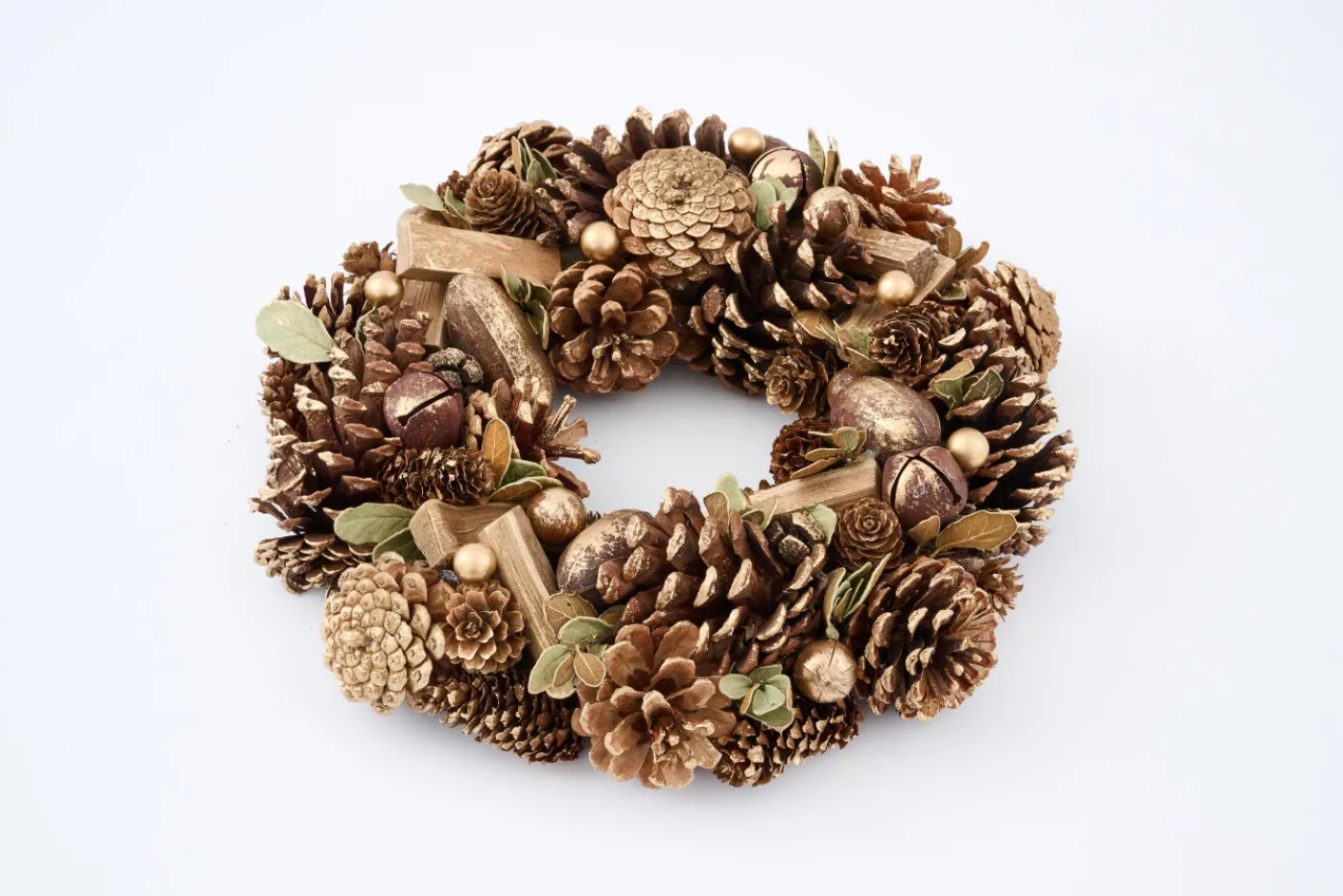 Couronnes De Noël|Couronnes De Noël<Flamant VENETO, guirlande, S Or