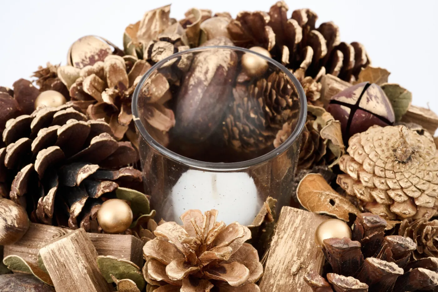 Décoration De Noël|Décoration De Noël<Flamant VENETO, photophe, ronde Or