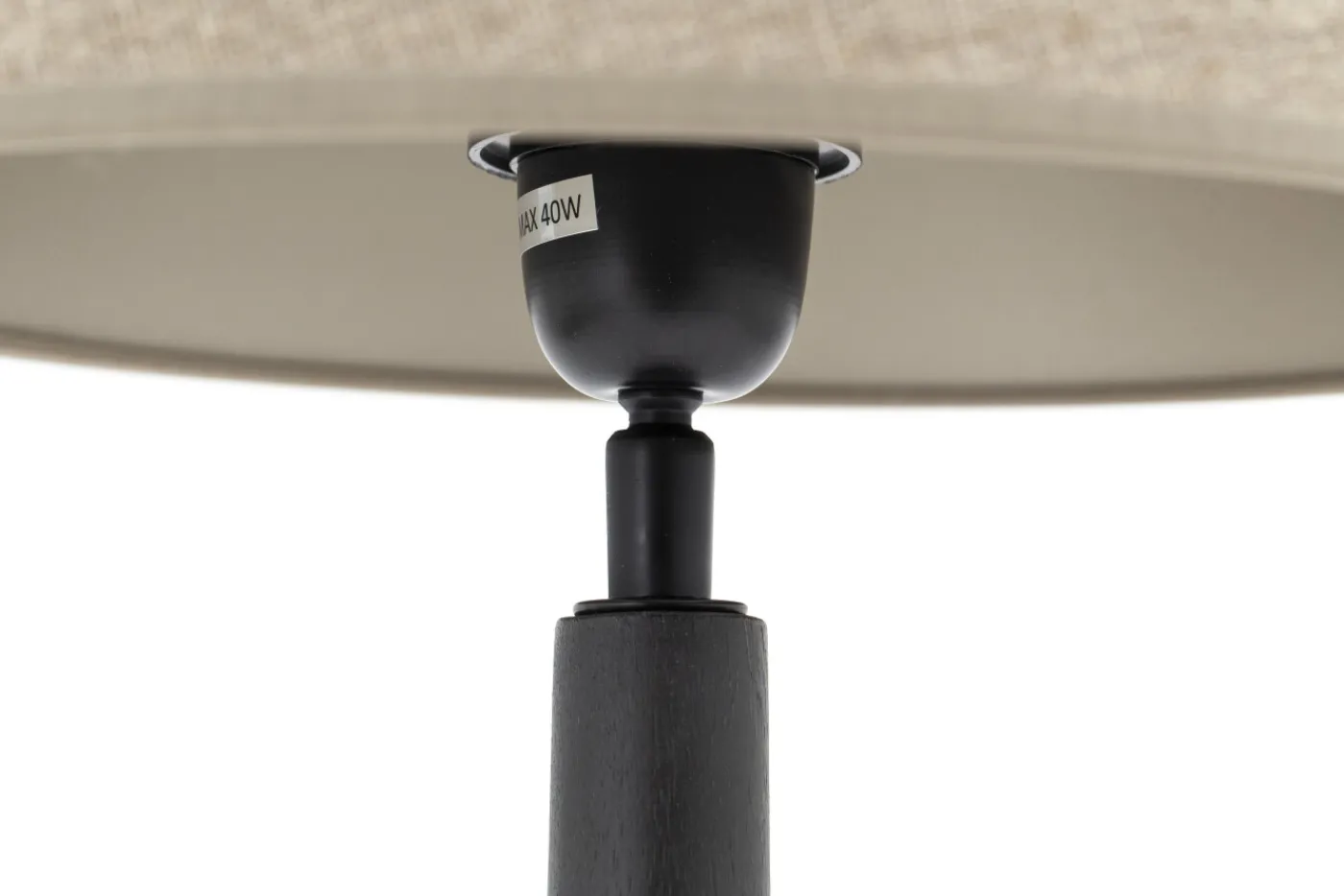 Lampes|Lampes De Table Et De Bureau<Flamant VERDANA, lampe de table, bois, Noir
