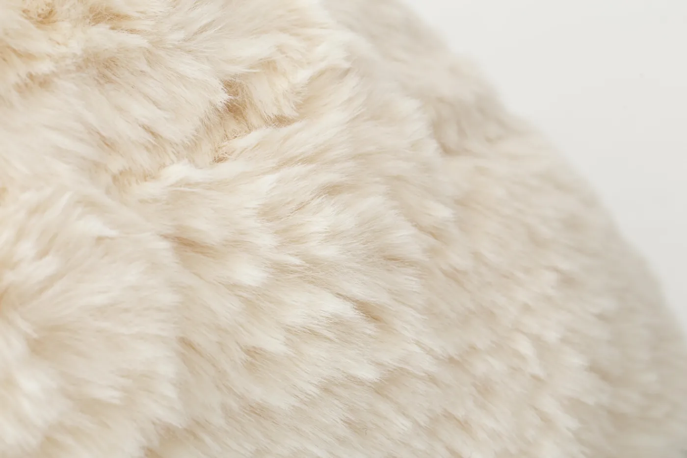 Coussins Décoratifs|Coussins Décoratifs<Flamant VERONICA, coussin, fausse fourrure Blanc