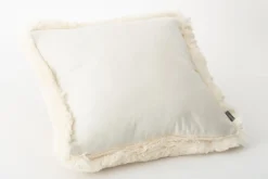 Coussins Décoratifs|Coussins Décoratifs<Flamant VERONICA, coussin, fausse fourrure Blanc