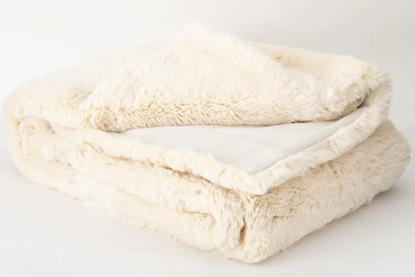 Plaids Et Couvre-Lits|Plaids Et Couvre-Lits<Flamant VERONICA, plaid, fausse fourrure Blanc