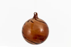 Boules De Noël|Boules De Noël<Flamant VIGINIE, boule de Noël Brun