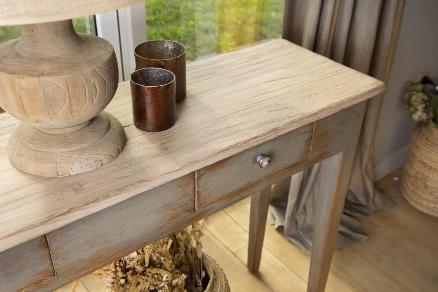 Tables D’Appoint & Consoles|Tables D’Appoint & Consoles<Flamant VIRESA, table console, bois, 4 tiroirs