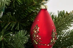 Boules De Noël|Boules De Noël<Flamant VITTORIA, pendentif Noël Rouge