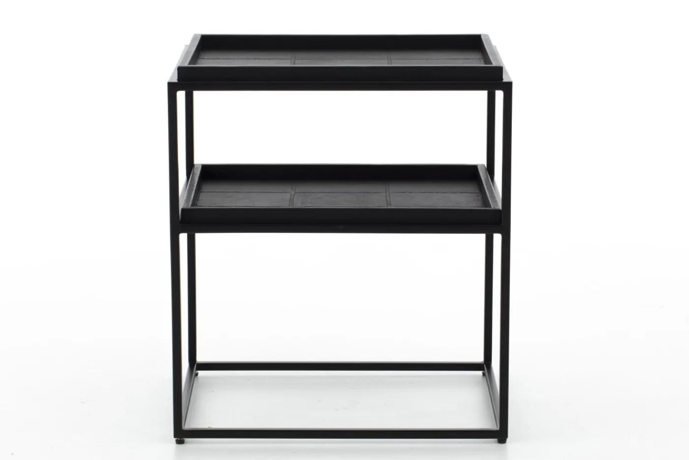 Tables D’Appoint & Consoles|Tables D’Appoint & Consoles<Flamant WILLIA, bout de canapé, métal et cuir Mixte