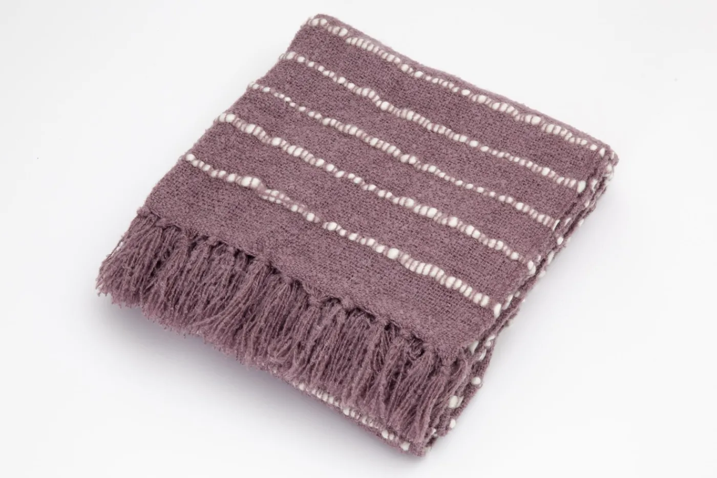 Plaids Et Couvre-Lits|Plaids Et Couvre-Lits<Flamant WRINGTON, plaid, violet Pourpre