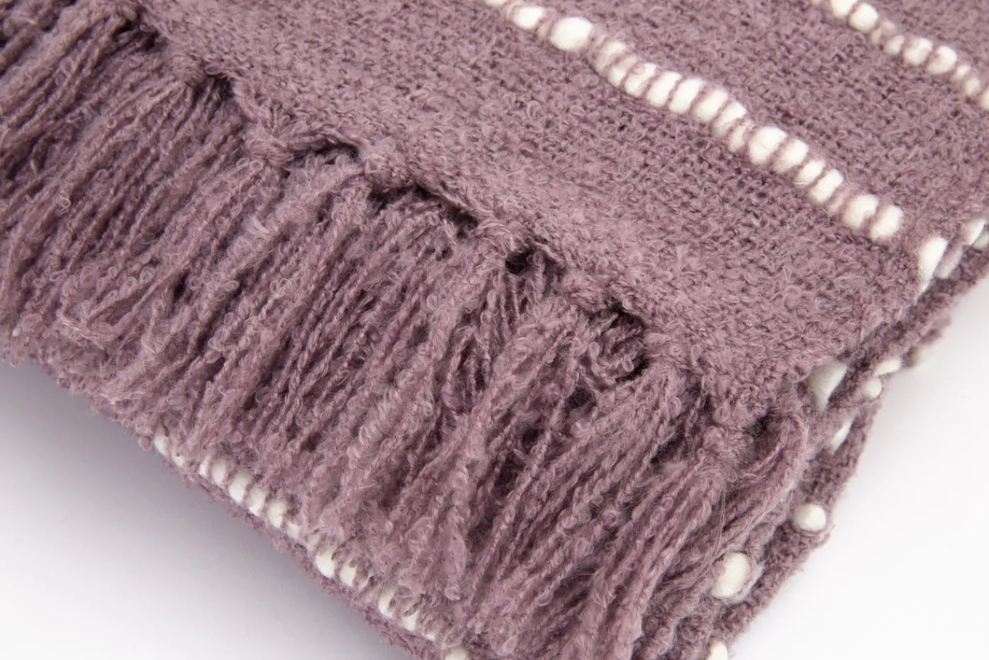 Plaids Et Couvre-Lits|Plaids Et Couvre-Lits<Flamant WRINGTON, plaid, violet Pourpre