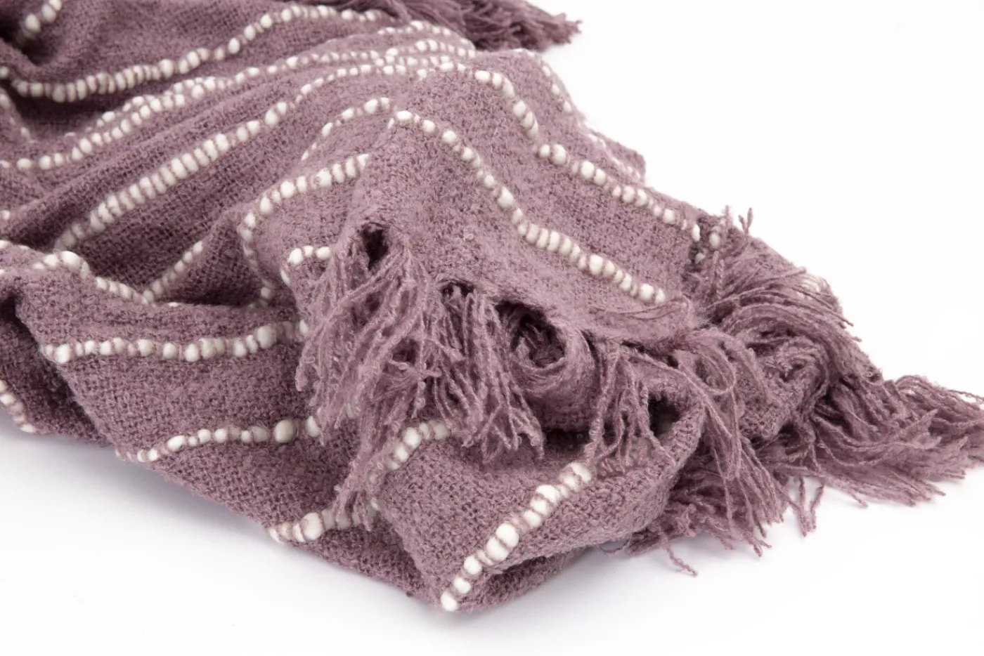 Plaids Et Couvre-Lits|Plaids Et Couvre-Lits<Flamant WRINGTON, plaid, violet Pourpre
