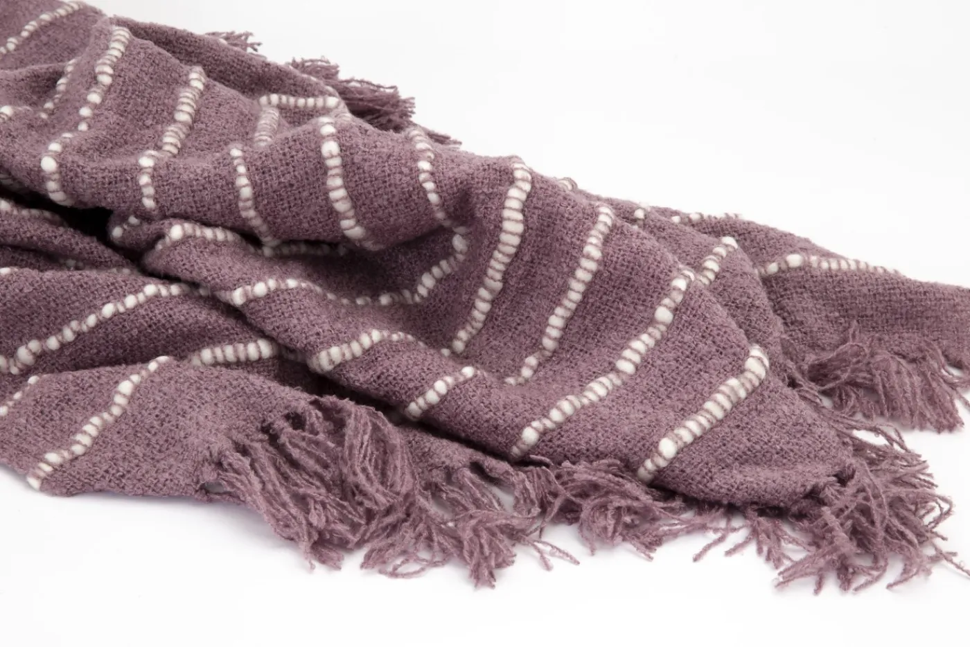 Plaids Et Couvre-Lits|Plaids Et Couvre-Lits<Flamant WRINGTON, plaid, violet Pourpre