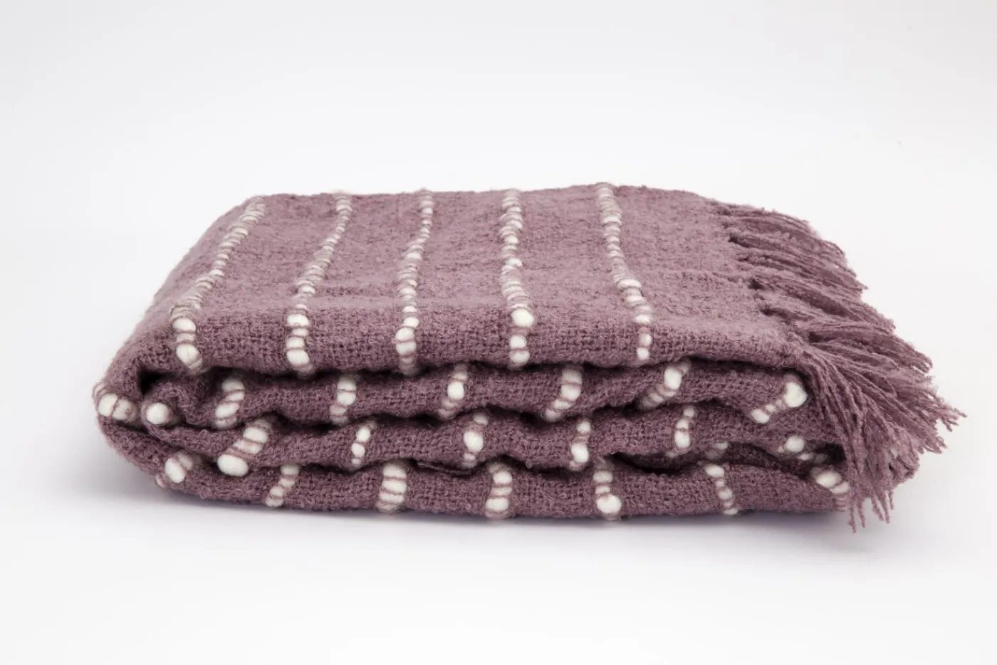 Plaids Et Couvre-Lits|Plaids Et Couvre-Lits<Flamant WRINGTON, plaid, violet Pourpre