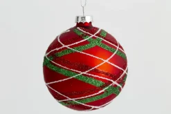 Boules De Noël|Boules De Noël<Flamant XIN, boule de Noël Rouge
